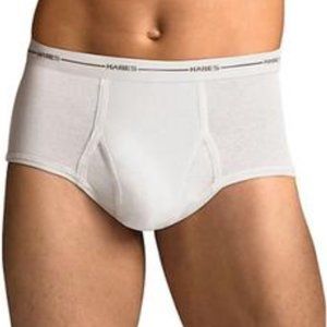 Hanes Men's Briefs 8-Pack TAGLESS & Comfort Flex Waistband 100% Cotton 3XL 48-50